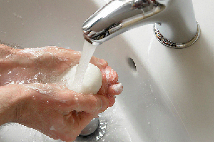 meticulous hand washing in ocd